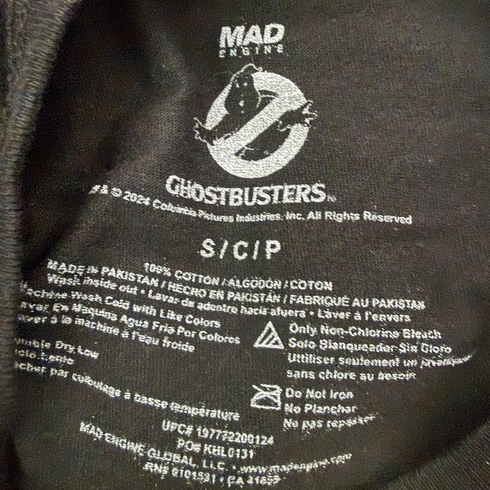 Ghost Busters I Dont Believe In No Ghost Mens Sz Small T-Shirt - Picture 2 of 6